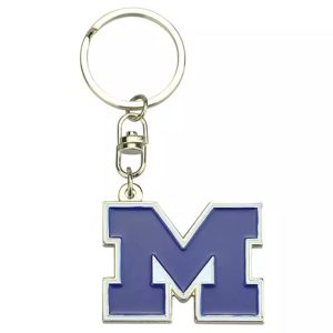 Factory Custom Logo Keychain As Small Gift For Business Metal Keychain Elegant Charm Key Ring Die Cast Metal Logo Keychain