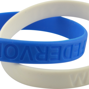 Promotion Gift Wristband Free Artwork Silicone Rubber Bracelet Wrist Band