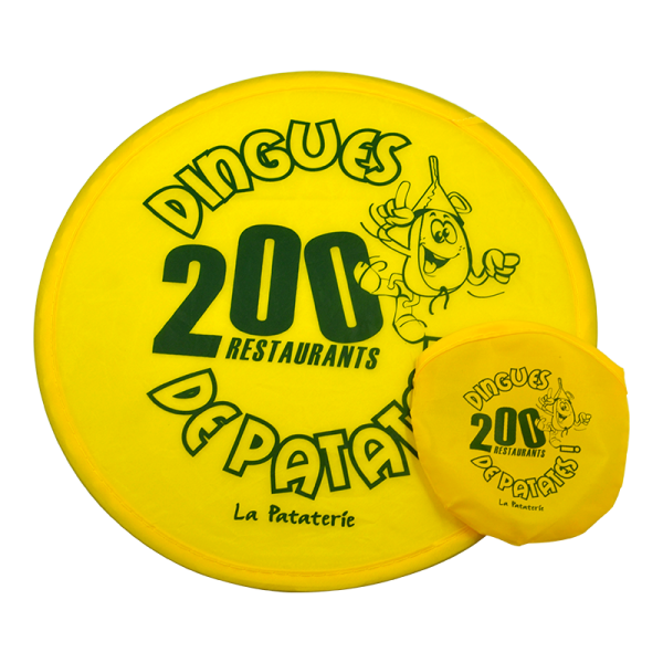 OEM Custom Outdoor Kids Flying Frisbeed Sports Toy Foldable Flyer Folding Handheld Fan Nylon Round Disc - Image 2