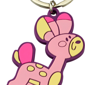 High Quality Personalized Custom Silicone Rubber Keyring PVC Keychain for Promotion