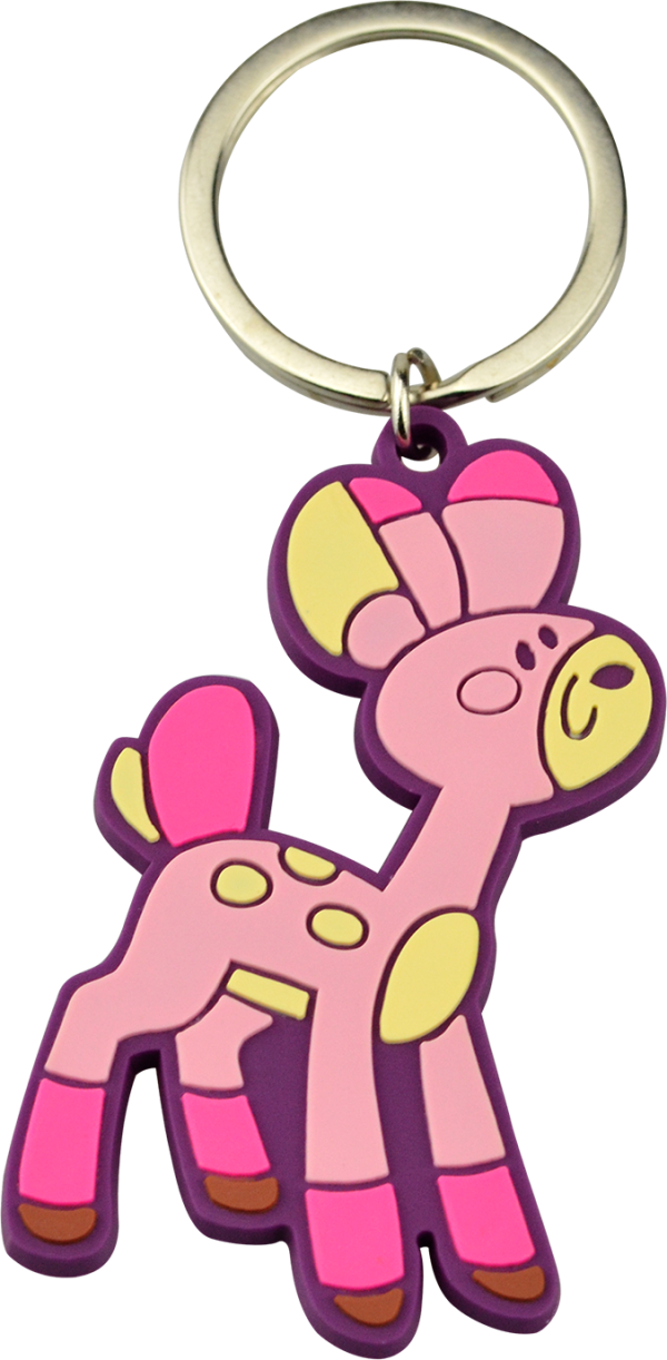 Manufacturer Rubber Key Chains Offset Printing PVC Designer Bag Charms Keychain Custom Cute Key Chain - Image 2