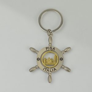 Custom Cute Metal Double Sided Hard Enamel Keychain Metal Blank Keychain Sublimation Photo Keychain