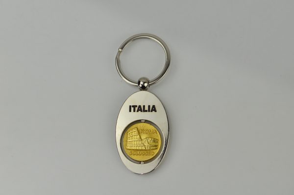 Custom Cute Metal Double Sided Hard Enamel Keychain Metal Blank Keychain Sublimation Photo Keychain - Image 2