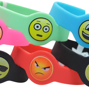 Wholesale Factory Promotional Custom Rainbow Silicone Wristbands Sublimation Silicone Wristband