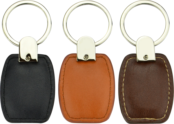 Customized Logo PU Leather Key Chains Premium Car Keyring Pendant Gifts