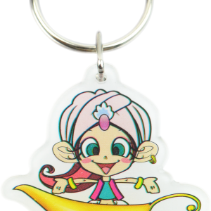 Wholesale Cheap Custom Rectangle Blank Acrylic Key Chain Printing Custom Logo