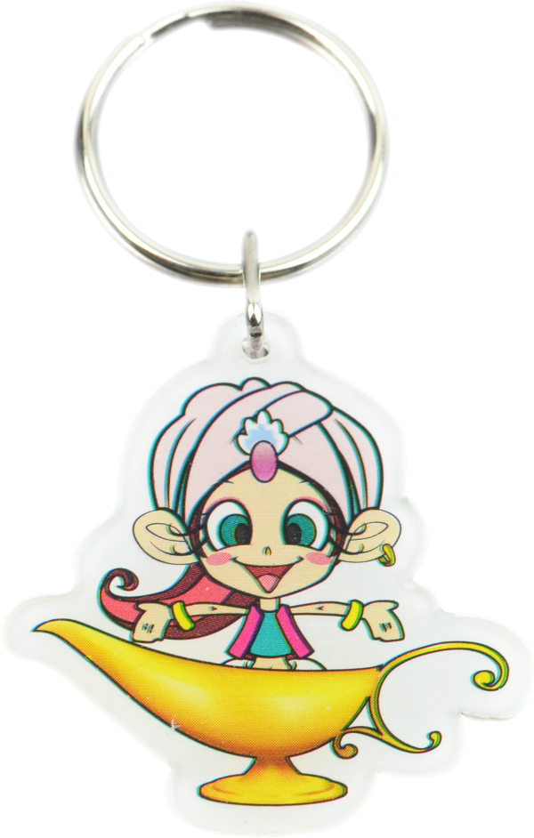 Wholesale Cheap Custom Rectangle Blank Acrylic Key Chain Printing Custom Logo