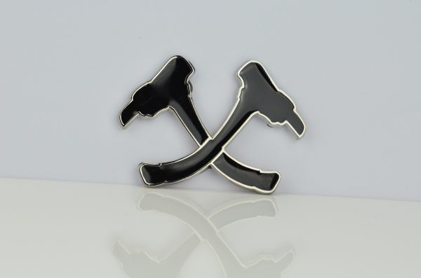 Funny Metal Chrome Sports Car Badge Car Emblems and Names