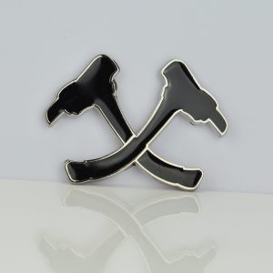 Funny Metal Chrome Sports Car Badge Car Emblems and Names