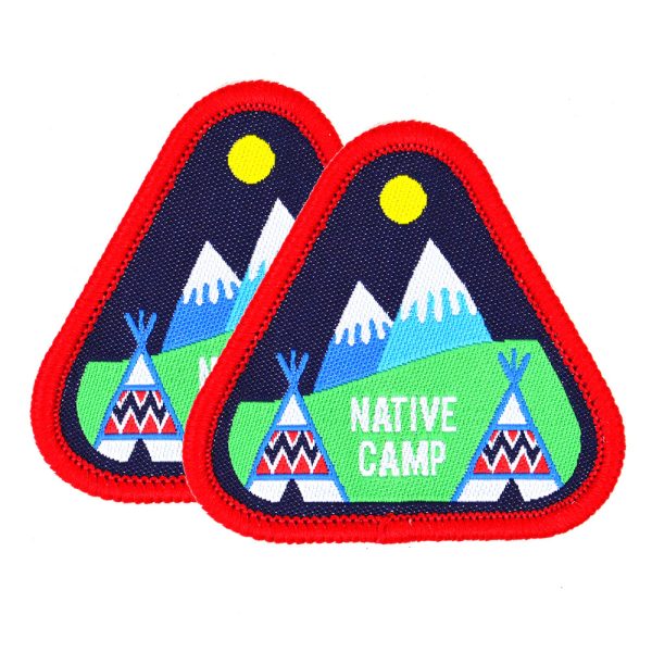 Bulk Christmas Badges Custom Sew On Embroidery Patch For Clothes