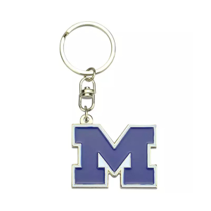 Custom Cute Metal Double Sided Hard Enamel Keychain Metal Blank Keychain Sublimation Photo Keychain