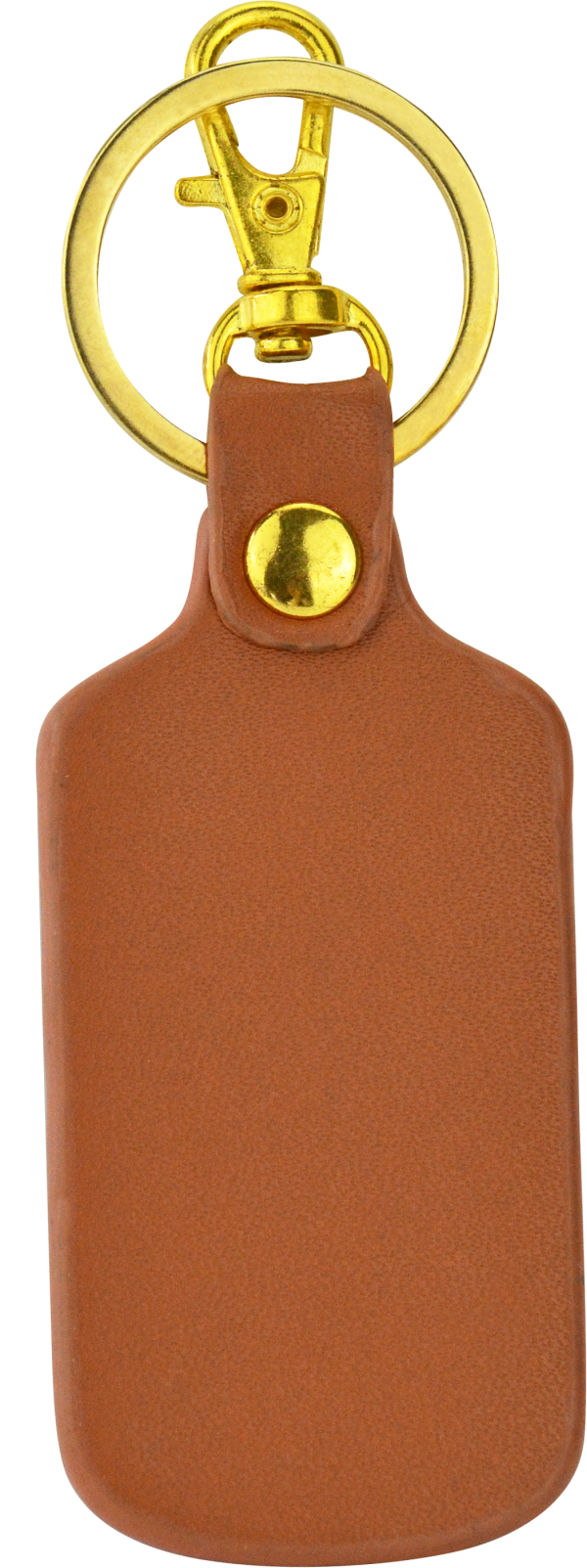 OEM Factory Custom Logo Metal Car Key Tag Pu Leather Keychains - Image 3