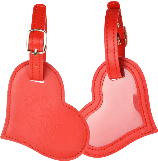 Factory Direct Sale Custom Made Print Blank Loop Strap PU Leather Luggage Tag