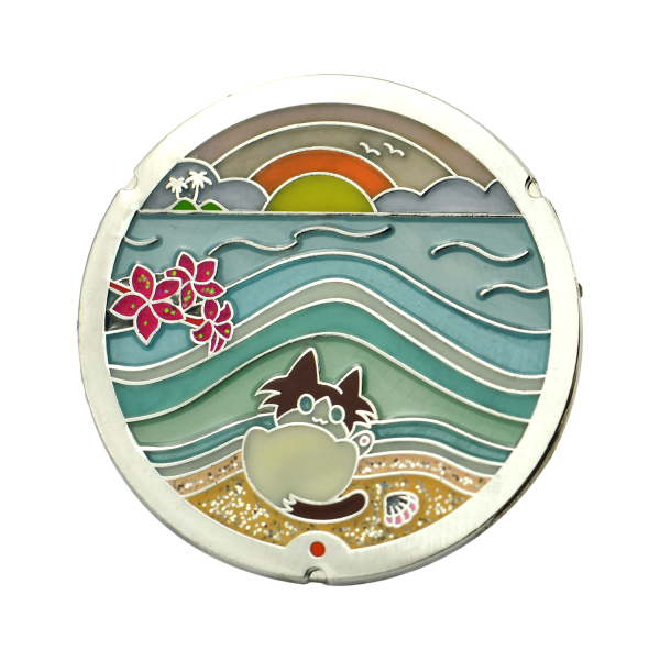 Bulk Cheap Price Reasonable Prices Lights Princess Stained Glass Enamel Pin - Image 2