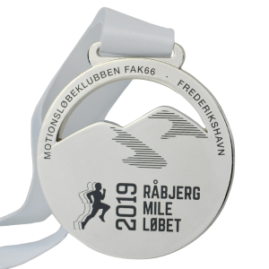 Silver medal-2220 Custom Metal Sports Medals – Die Cutting & Plated Finish With Laser